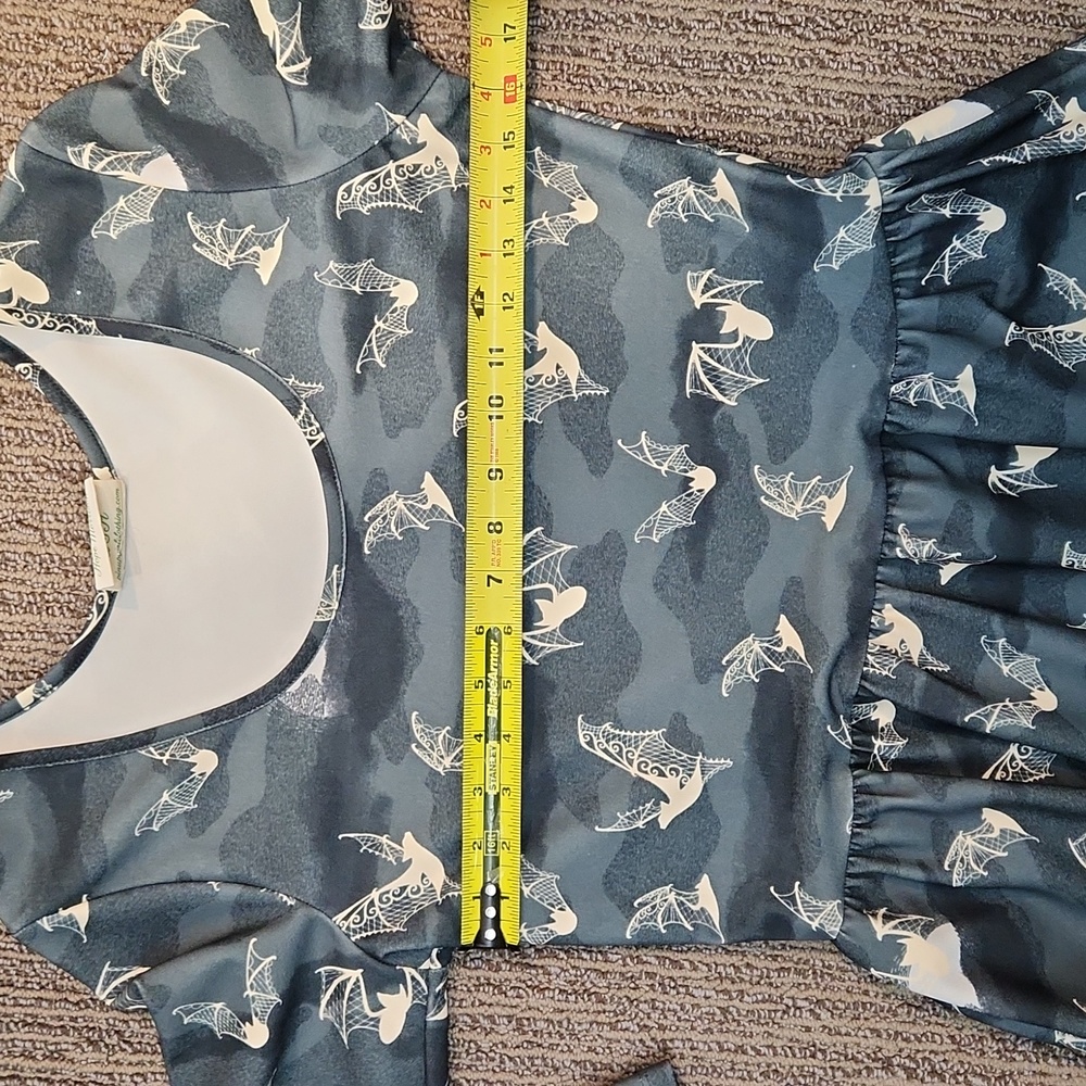 Laura Byrnes Hope Morrison Bats Dress Size Large - Picture 9 of 15
